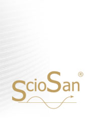 Das Sciosan Logo mit einem Hintergrund